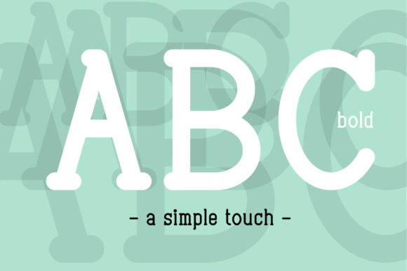 ABC Bold: A Serif Font for Web Designers