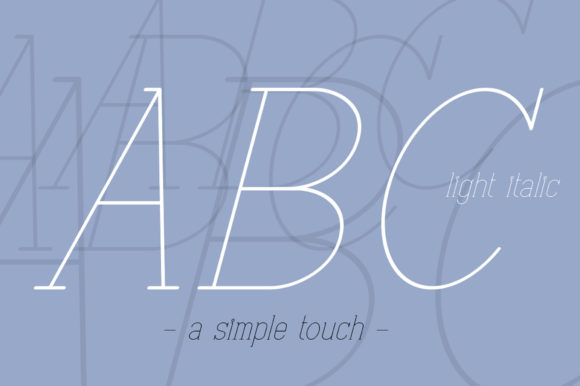 ABC Light Italic: A Serif Font for Digital Marketing