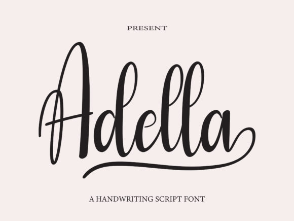 Adella: A Delicate Handwritten Font