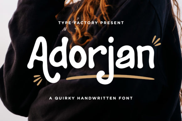 Adorjan: Sweet Handwritten Font for Crafters