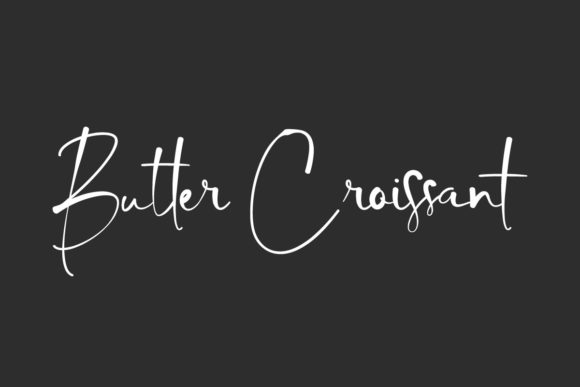 Butter Croissant Font Review