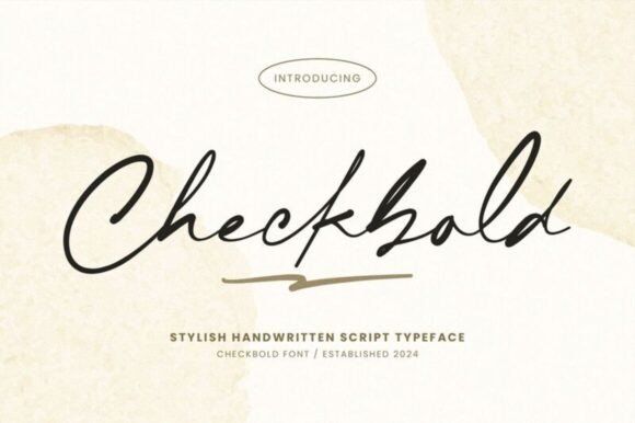 Checkbold: A Handwritten Font for Web Design