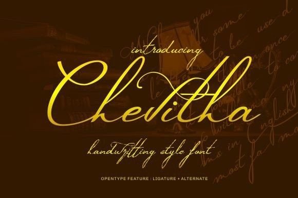 Chevitha: A Handwritten Font for Web Design