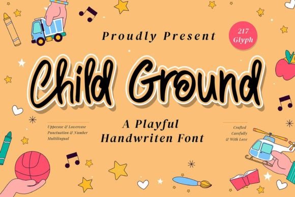 Child Ground Font for Web Design