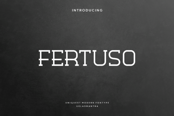 Fertuso: A Font for Business Style