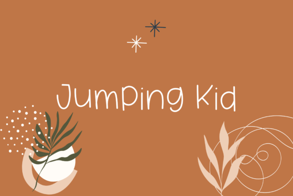 Jumping Kid Font for Creative Campaigns