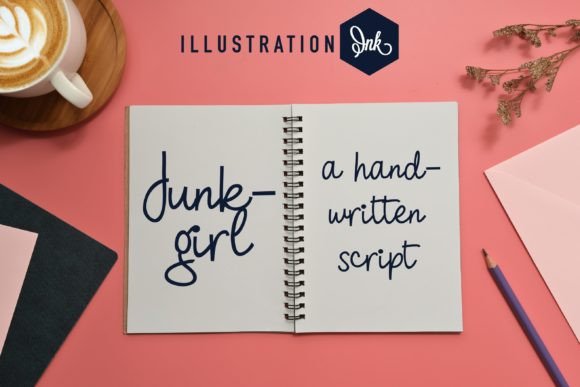 Junkgirl: A Handwritten Font for Creative Web Design