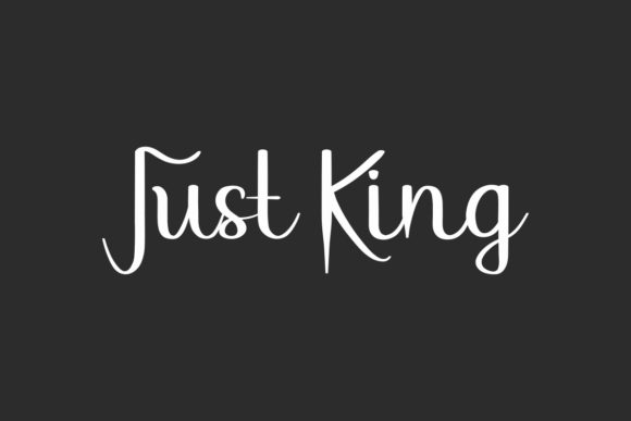 Just King: A Handwritten Font for Creative Projects