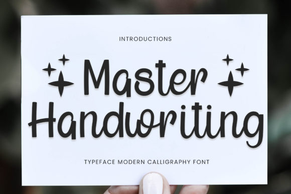 Master Handwriting: A Beautiful Script Font