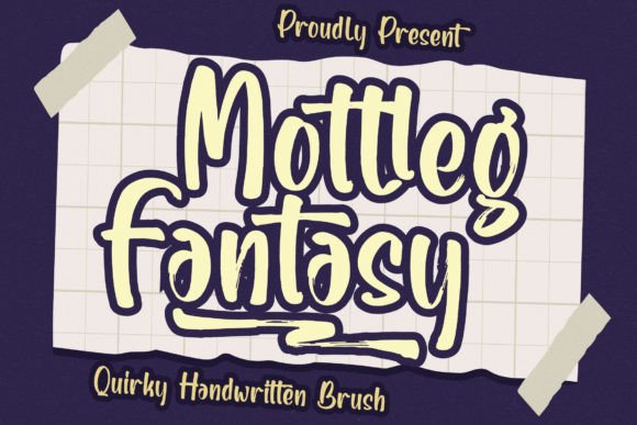 Motlleg Fantasy: A Quirky Handwritten Font