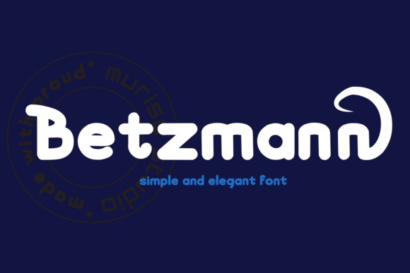 Murisa Betzmann Font for Business
