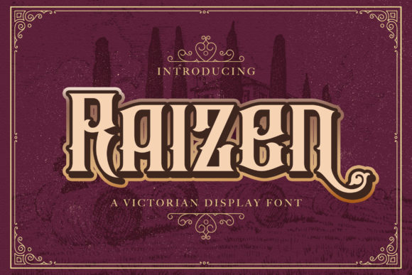 Raizen: A Bold Blackletter Font