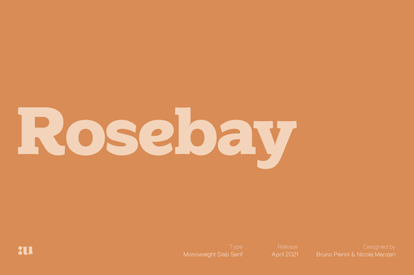 Rosebay: A Bold Slab Serif for Real-World Design