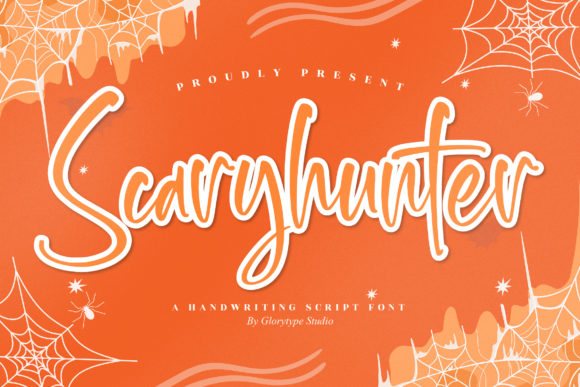 Scaryhunter: A Bold Script Font for Creative Campaigns