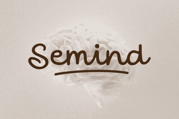 Semind: A Cool Handwritten Font for Digital Marketing