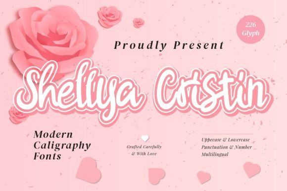 Shellya Cristin: A Modern Script Font for Creative Projects