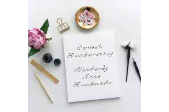 Swoosh Handwriting: A Delicate Script for Editorial Design