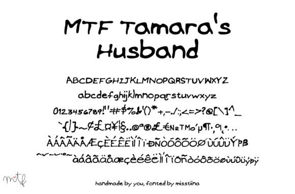 Tamara s Husband Font