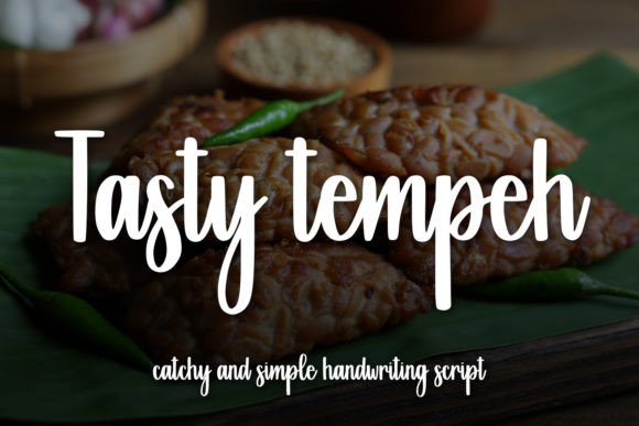 Tasty Tempeh: A Handwritten Font for Creative Projects