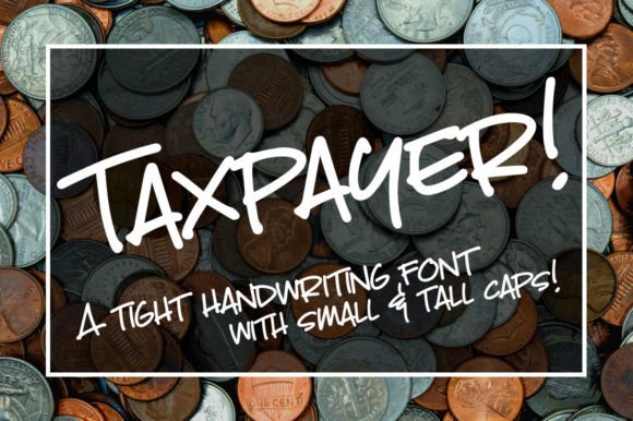 Taxpayer Font for Editorial Design