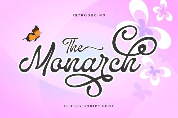 The Monarch: A Script Font for Creative Campaigns