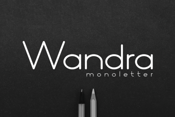 Wandra Monoletter: A Simple, Stylish Font